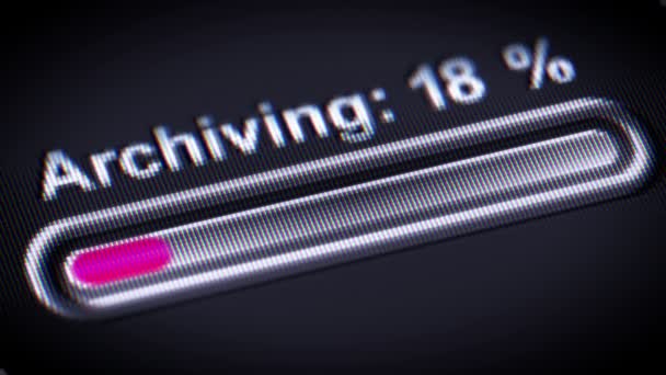 Primer Plano Filmación Del Indicador Pantalla — Vídeos de Stock