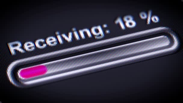 Primer Plano Filmación Del Indicador Pantalla — Vídeo de stock
