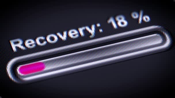 Close Footage Indicator Screen — Stock Video