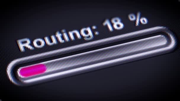 Close Footage Indicator Screen — Stock Video