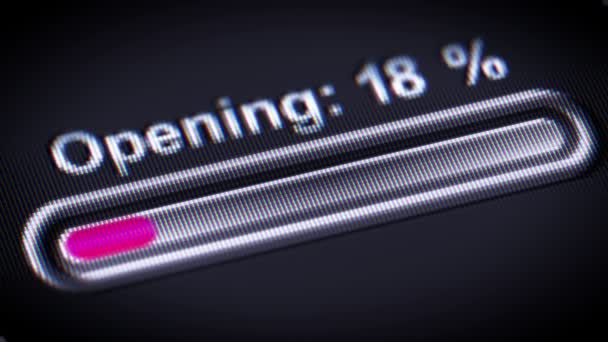 Primer Plano Filmación Del Indicador Pantalla — Vídeos de Stock