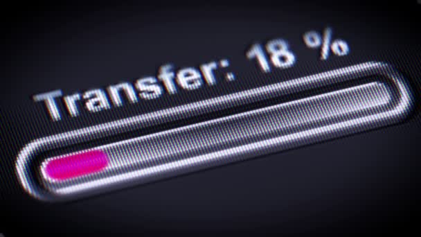 Close Footage Indicator Screen — Stock Video