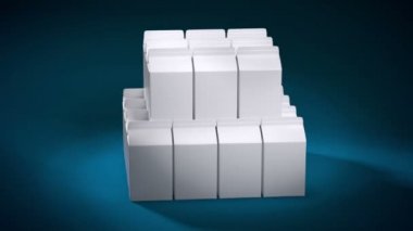 Milkboxes. Döngü. Alfa kanalı.