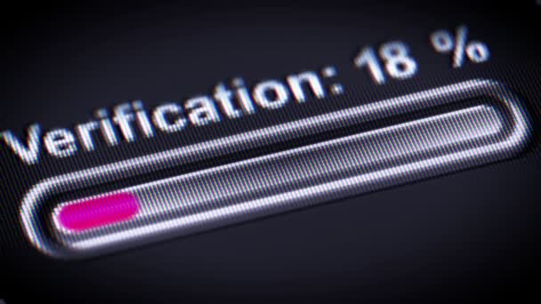 Close Footage Indicator Screen — Stock Video