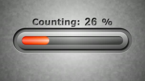 Indicator Looping Footage Has Resolution — Stock Video