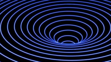 Kara delik. 4k çözünürlüklü. Kodlayıcı Prores 4444. Harika kalitesi. Döngü.