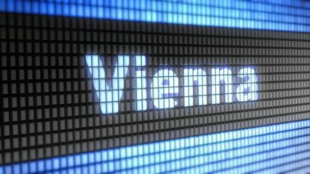 Vienna Ekranie Rozdzielczości Encoder Prores 4444 Świetna Jakość Pętli — Wideo stockowe