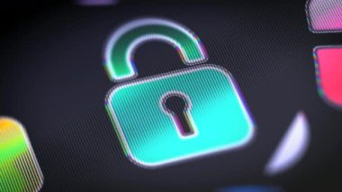 Ekran simgesini. 4k çözünürlüklü görüntüleri döngü