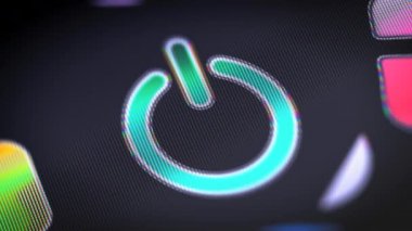 Ekran simgesini. 4k çözünürlüklü görüntüleri döngü