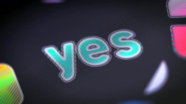 Ekran simgesini. 4k çözünürlüklü görüntüleri döngü