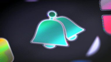 Ekran simgesini. 4k çözünürlüklü görüntüleri döngü