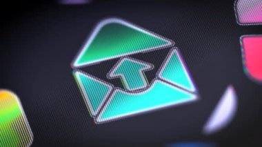 Ekran simgesini. 4k çözünürlüklü görüntüleri döngü