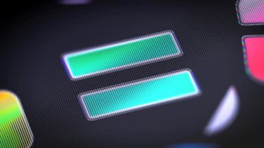 Ekran simgesini. 4k çözünürlüklü görüntüleri döngü