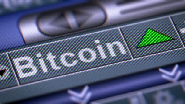 Bitcoin Las Imágenes Bucle Tienen Resolución Prores 4444 — Vídeos de Stock