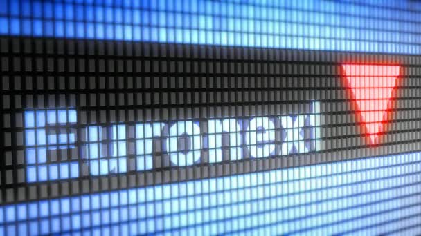 Euronext Uma Bolsa Valores Europeia Situada Amesterdão Bruxelas Londres Lisboa — Vídeo de Stock