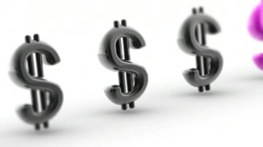 Beyaz yüzey üzerinde 3D simgesi