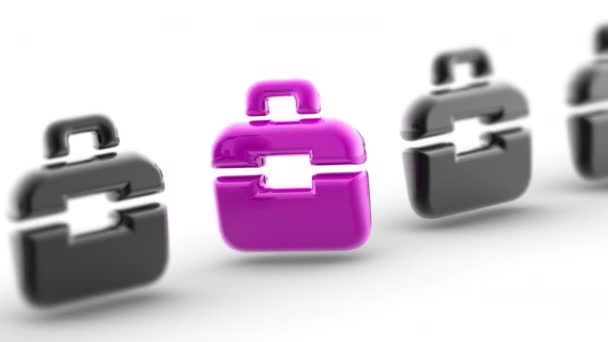 Icône 3D sur surface blanche 