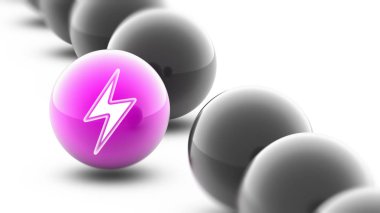 Top simgesine. Atış kapatın