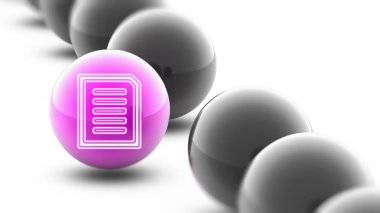 Top simgesine. Atış kapatın