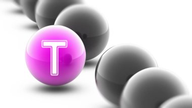 Top simgesine. Atış kapatın