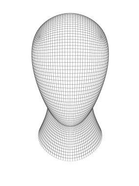 Simgesi. 3D çizim.