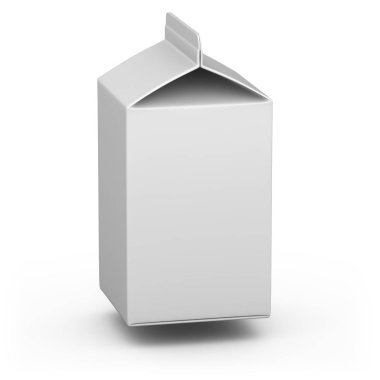 Milkbox beyaz yüzeyi.