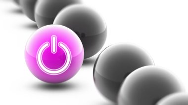 Top simgesine. Atış kapatın