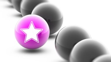 Top simgesine. Atış kapatın