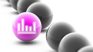 Top simgesine. Atış kapatın