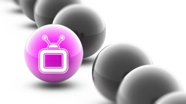 Top simgesine. Atış kapatın