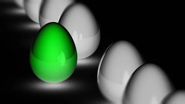 Символ Яйца Моделирование — стоковое фото