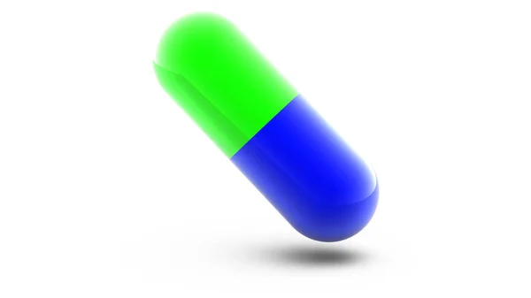 Fogamzásgátló Tabletta Fehér Háttér — Stock Fotó