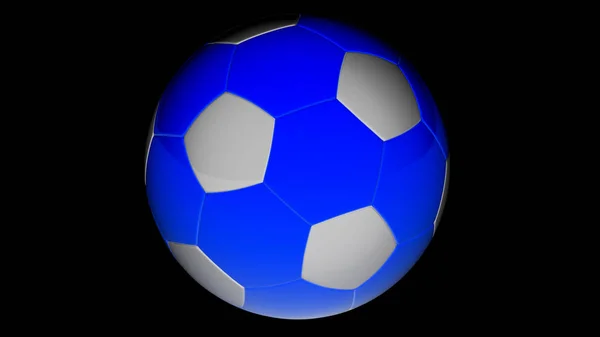 黒を基調としたサッカーボール — ストック写真
