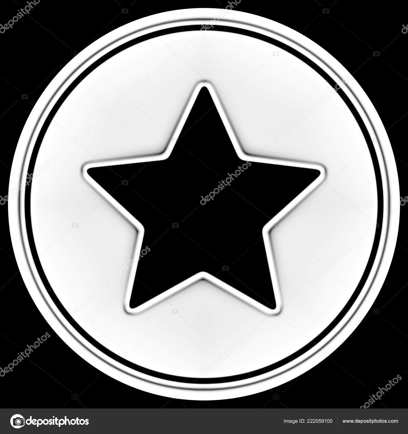 Star Icon Circle Illustration Stock Photo C Pirenx 222059100