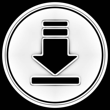 Download simge bir daire içinde. İllüstrasyon.