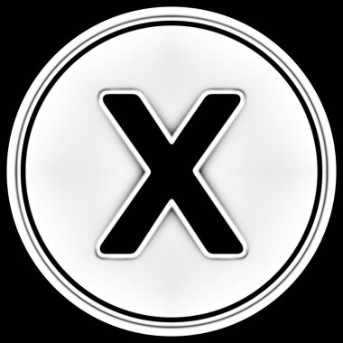 Mektup bir dairede. Renkli çizimi.