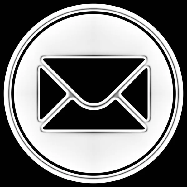 Mail Icon Circle Illustration — Stock Photo, Image