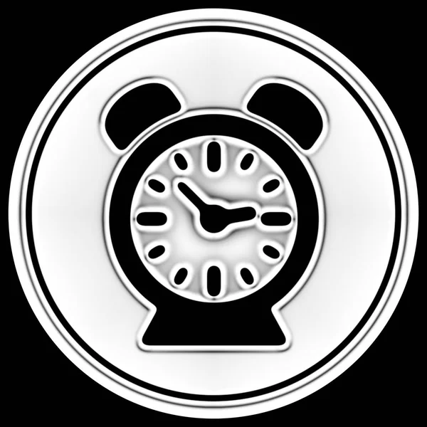 Icono Del Reloj Despertador Círculo Ilustración — Foto de Stock