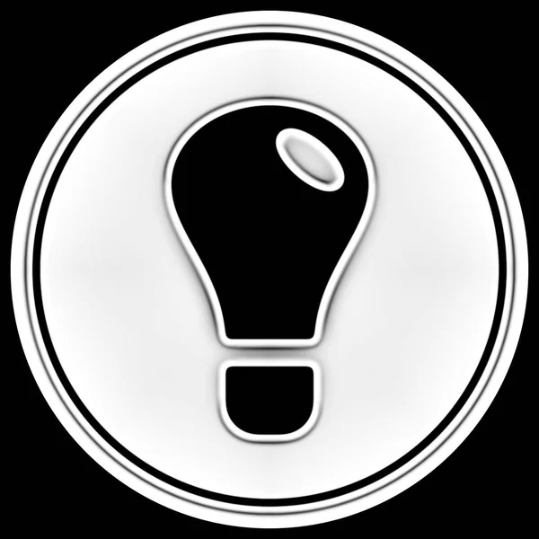 Idea Icon Circle Illustration — Stock Photo, Image