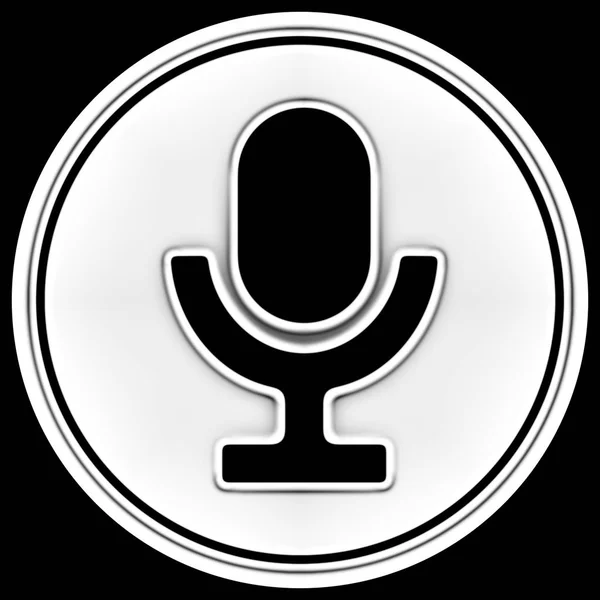 Microphone Icon Circle Illustration — Stock Photo, Image