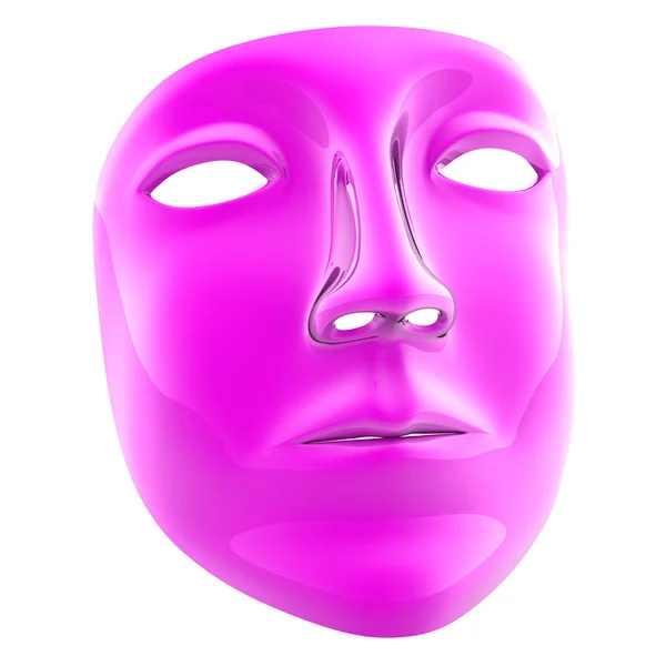 Mask White Background Illustration — Stock Photo, Image