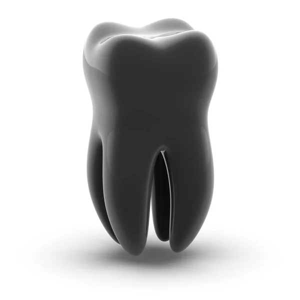 Zubů Bílém Pozadí Obrázek — Stock fotografie
