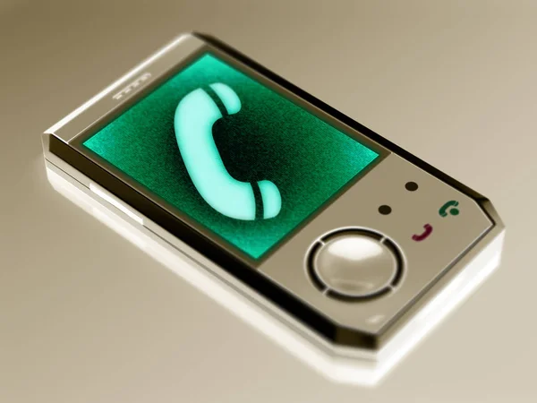 Call Icon Smartphone Illustration — Stock Photo, Image