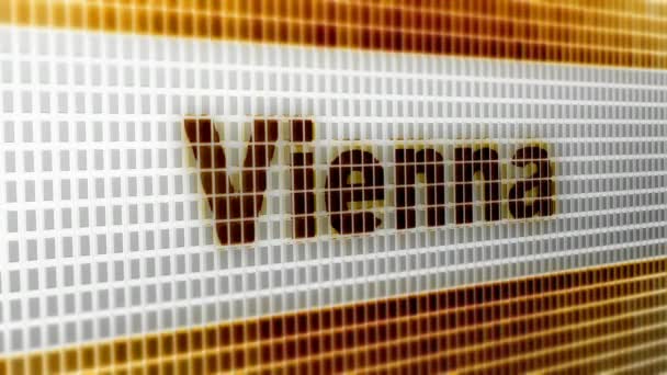 Vienna Ekranie Rozdzielczości Encoder Prores 4444 Świetna Jakość Pętli — Wideo stockowe