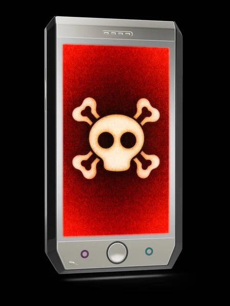 Virus Icon Screen Illustration — Stock Photo, Image
