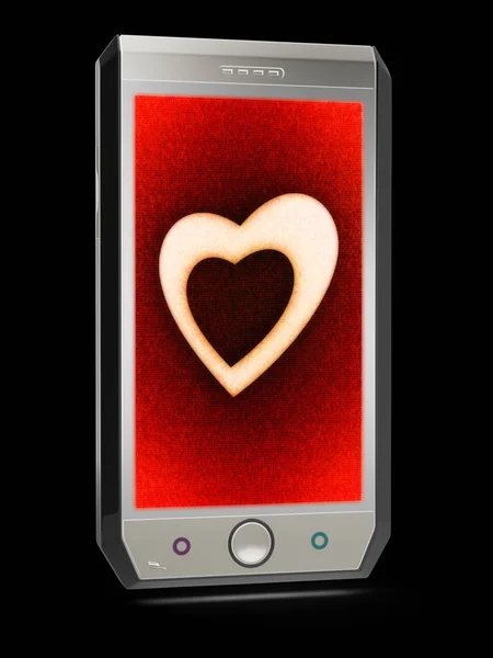 Heart Icon Screen Illustration — Stock Photo, Image