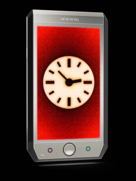 Clock Icon Screen Illustration — Stock Photo, Image