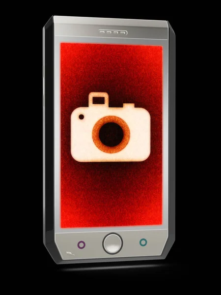 Camera Icon Screen Illustration — Stock Photo, Image