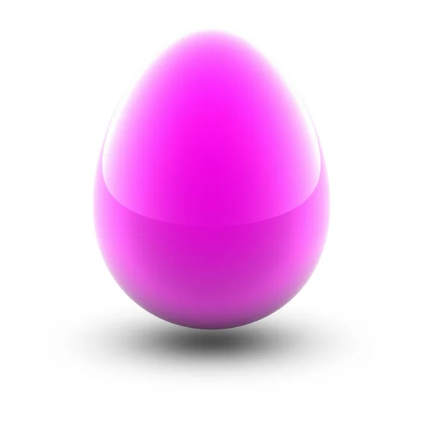 Яйце Білій Поверхні Ілюстрації — стокове фото
