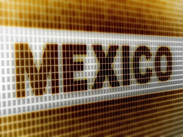 メキシコ 画面で イラストレーション — ストック写真